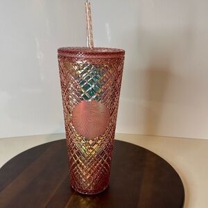 Starbucks 2021 Rose Gold Venti Jewel Tumbler – Limited Edition